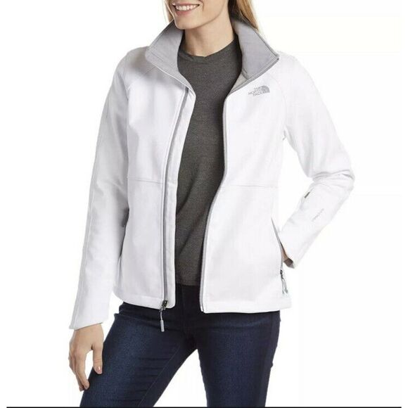 The North Face Apex Risor Softshell Jacket Women’s Medium Off White Size Small - Picture 6 of 11